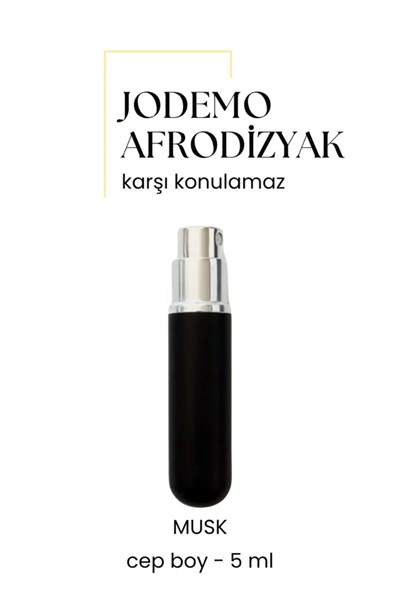 2 Adet Afrodizyak Etkili Erkek Parfüm Cep Boy Musk 5ml
