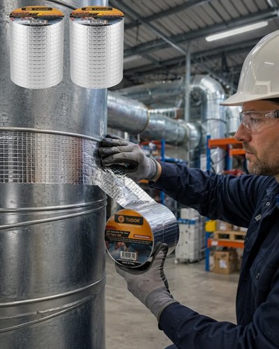 2 Li Set Alüminyum Yüzeyli Tamir Bandı Çatı Boru Onarım Bandı