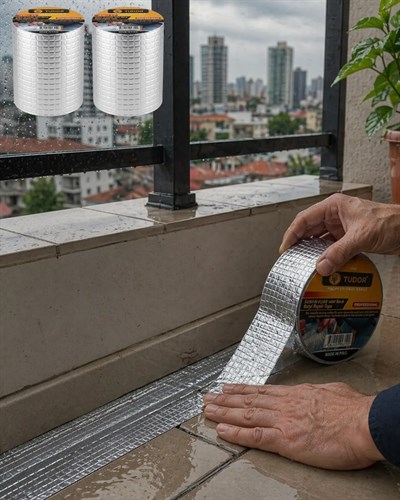 2 Li Set Çok Amaçlı Tamir Bandı Çatı PVC Boru İzolasyon Bandı