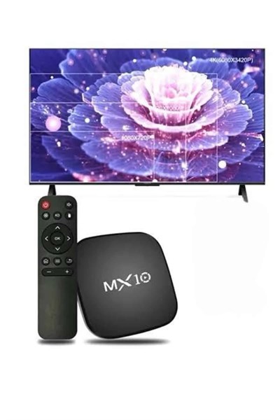 2.4G Wifi Tv Box Medya Oynatıcı TV Uyumlu MX Box Kutusu Android TV