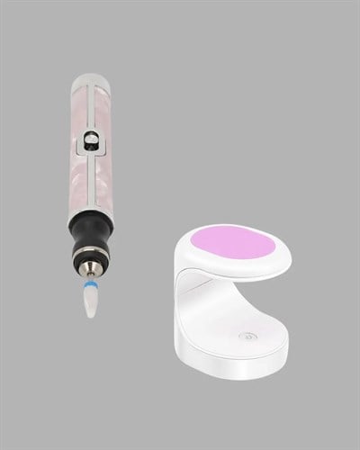 20.000 RPM Tırnak Matkabı + Mini LED Oje Kurutma Cihazı Seti