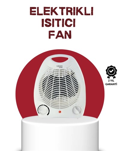 2000W Taşınabilir Elektrikli Fanlı Isıtıcı – Hızlı Isınma, Kompakt Boy