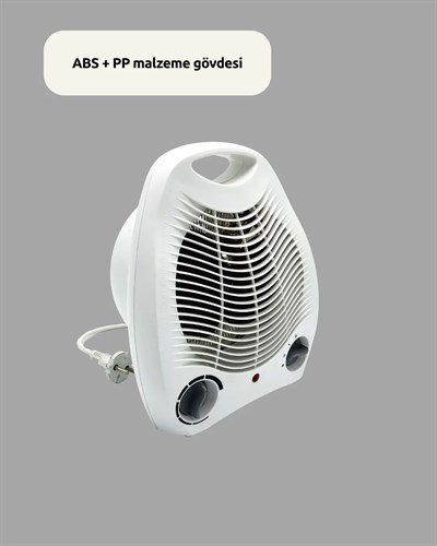 2000W Taşınabilir Elektrikli Fanlı Isıtıcı – Hızlı Isınma, Kompakt Boy