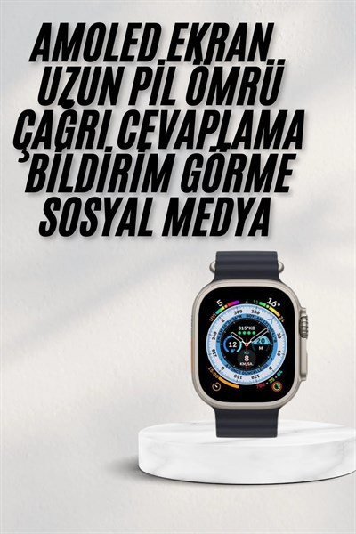 2025 Yeni Model Akıllı Saat Android ve İOS Uyumlu Çağrı Cevaplama