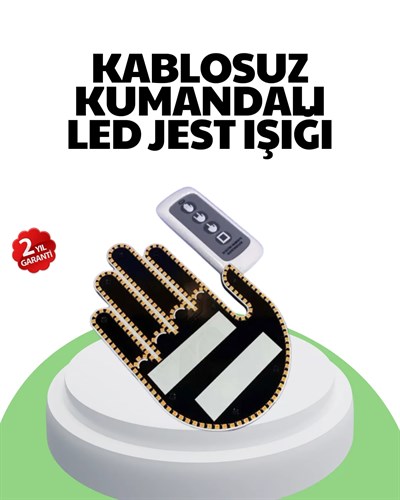 203 LED’li Yüksek Görünürlüklü Jest Işığı