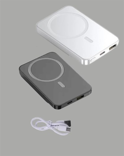 20W PD ve 15W Manyetik Kablosuz Şarj Destekli Taşınabilir Powerbank