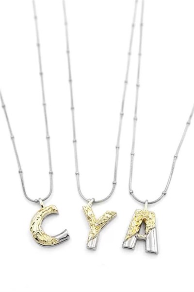 24lü Harf Kolye - Gümüş