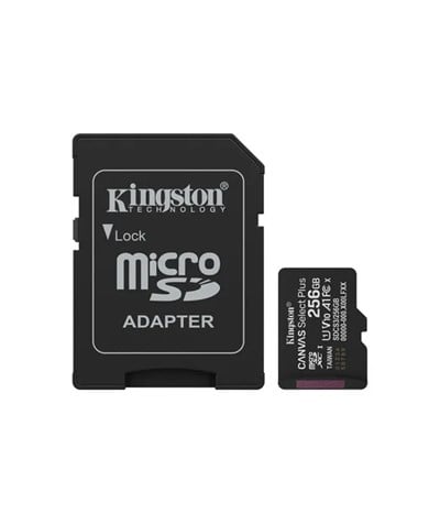 256GB microSDXC Canvas Select Plus Gen3 150MB/s A1 Card + Adapter