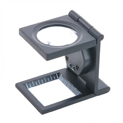 25x25 Mm Full çelik Kaplı Katlamalı Büyüteç Th
