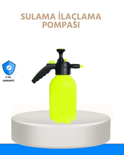 2L Bahçe ve Araç Temizlik Pompası Bakır Uçlu Basınçlı Sprey