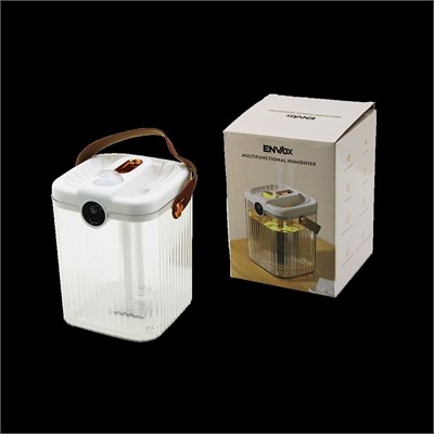 2L USB Şarjlı Işıklı Hava Nemlendirici - Buhar & Koku Giderici