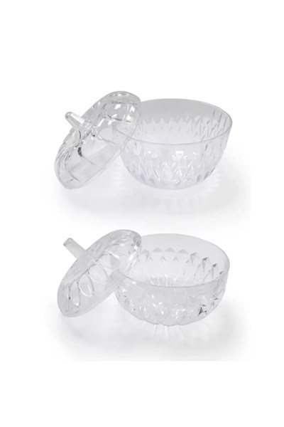 2Li Mika Dekoratif Şekerlik Lokumluk Seti