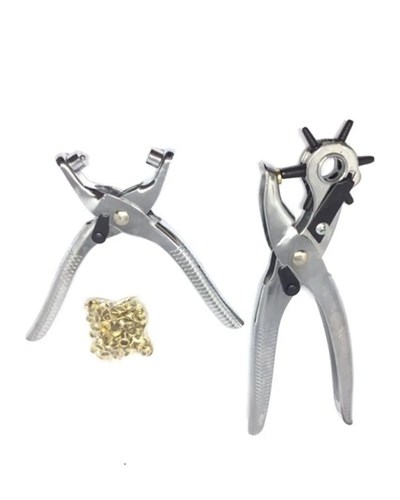 2li Kemer Delme Aparatı Deri Delik Açma Pensesi Çok Amaçlı Kullanım