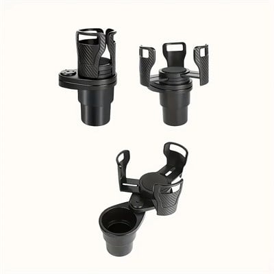 2’si 1 Arada Ayarlanabilir Araç Bardak Tutucu, Genişleyebilir Üst Kısım 3”-6.2”, Şişe Adaptörü, Araba Organizatörü, Dayanıklı Taban, Ramblers Hydroflask Uyumlu, Modern Araç Düzenleyic