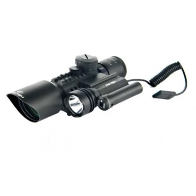 3-10x42 Zoomlu Av Tüfeği Dürbünü Lazeri Zenon Fenerli M9