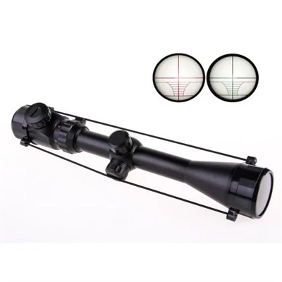 3-9x40 Zoomlu Çıft Işıklı Av Tüfeği Dürbünü Montaj Kelepçeli