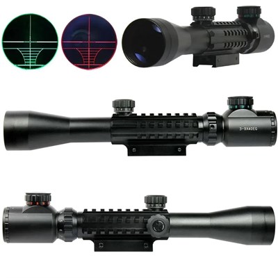 3-9x40 Zoomlu Keskin Nişancı Dürbünü Kızaklı