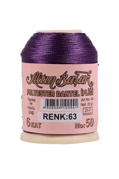 3 Adet Altınbaşak Oya ve Dantel İpi 20 gr - Royaleks - No: 423 - 063 - 740