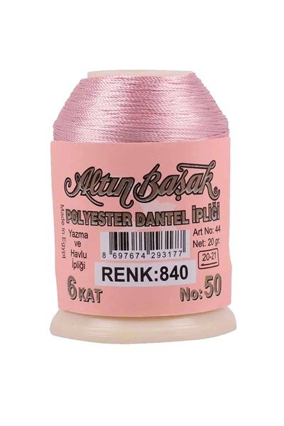 3 Adet Altınbaşak Oya ve Dantel İpi 20 gr - Royaleks - No: 840