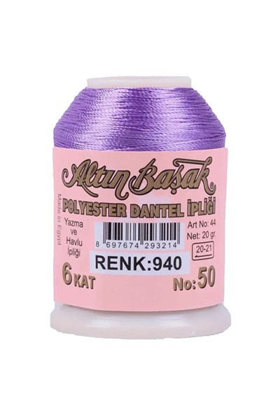 3 Adet Altınbaşak Oya ve Dantel İpi 20 gr - Royaleks - No: 940