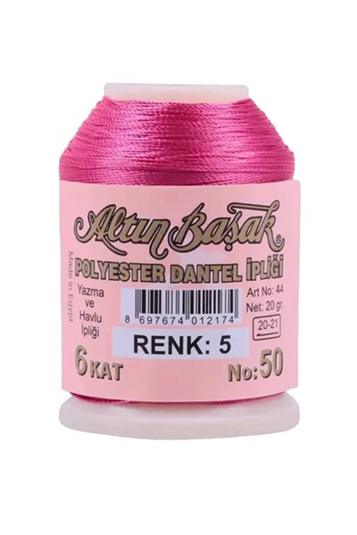 3 Adet Altınbaşak Oya ve Dantel İpi 20 gr - Royaleks - No: 005 - 432 - 357