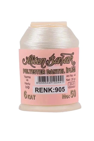 3 Adet Altınbaşak Oya ve Dantel İpi 20 gr - Royaleks - No: 905