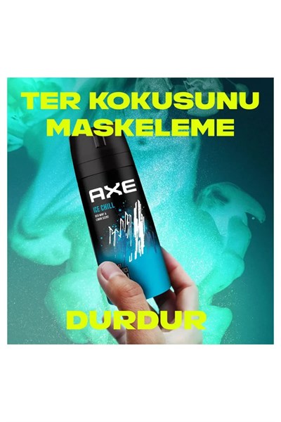 3 Adet Axe Ice Chill Erkek Deodorant Sprey 150 ml