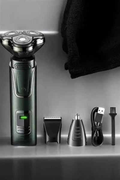 3 Başlıklı Profesyonel Saç ve Sakal Bakım Seti Vücut, Burun ve Kulak Tüy Alma