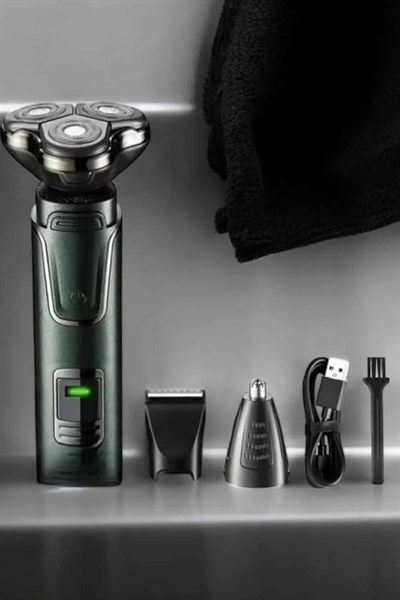 3 Başlıklı Profesyonel Saç ve Sakal Bakım Seti Vücut, Burun ve Kulak Tüy Alma