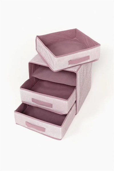 3 Bölmeli Çekmece , Çok Amaçlı Organizer - Çorap Çamaşır Organizer - Masa Üstü Düzenleyici