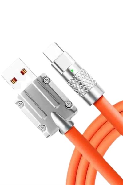 3 İn 1 Süper Hızlı Şarj Kablosu Android ve İOS Uyumlu Silikon Şarj Kablosu