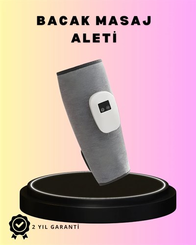 3 Kademeli Hava Basınçlı Isıtmalı Baldır Masaj Aleti – Titreşimli ve Kablosuz Kullanım