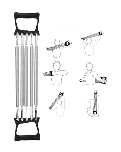 3 Parça Spor Seti Atlama İpi El Yayı ve Karın Çalışma Aleti
