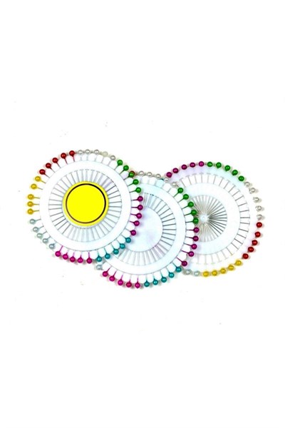3 Set Tesettür Eşarp Başlı Toplu İğne 120 Adet