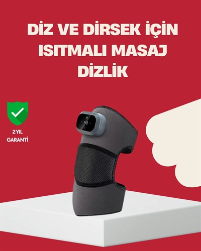 3 Seviyeli Titreşimli Isıtmalı Diz Bakım Masaj Cihazı