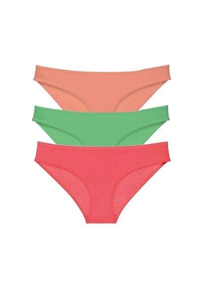 3 adet Süper Eko Set Likralı Kadın Slip Külot 543