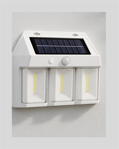 3 in 1 Solar Duvar Lambası – IP65 Su Geçirmez, Hareket Sensörlü