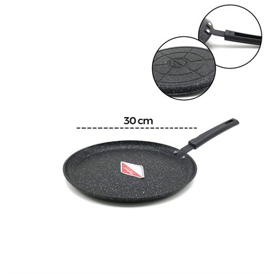 30 cm Döküm Krep Tava