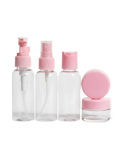30 ml 5’li Seyahat Banyo Şişe Seti Çantalı