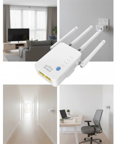 300Mbps WiFi Tekrarlayıcı WPS Güvenlikli AP Modlu Güçlendirici
