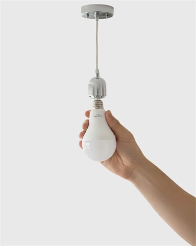 30W Şarjlı LED Ampul E27 Duy %80 Enerji Tasarruflu Soğuk Beyaz