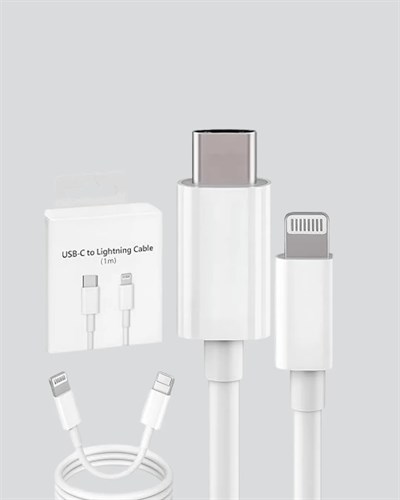 30W Type-C Lightning Hızlı Şarj Kablosu 1.2m iPhone Uyumlu