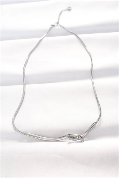 316L Çelik Silver Renk Kolye