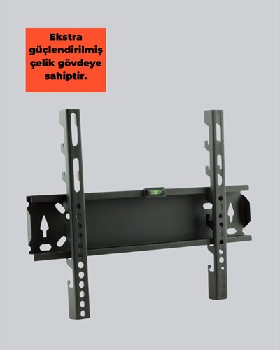 32-65 İnç LCD LED TV Askı Aparatı 75 kg Taşıma Güçlendirilmiş Çelik