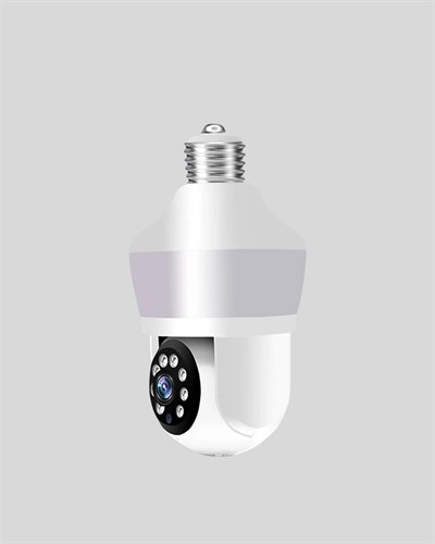 360° Full HD Wi-Fi Akıllı Ampül Kamera Gece Görüşlü