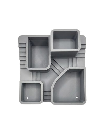 3D Baskı Kaktüs Saksı Seti Çok Bölmeli Modern Dekoratif Masaüstü Bitki Düzenleyici