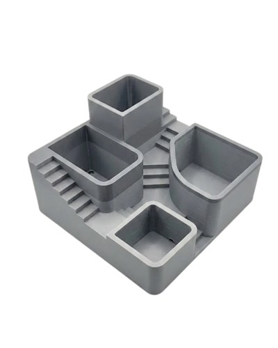 3D Baskı Kaktüs Saksı Seti Çok Bölmeli Modern Dekoratif Masaüstü Bitki Düzenleyici