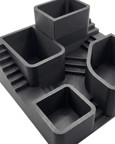 3D Kaktüs Saksı Seti Çok Bölmeli Modern Dekoratif Masaüstü Bitki Standı