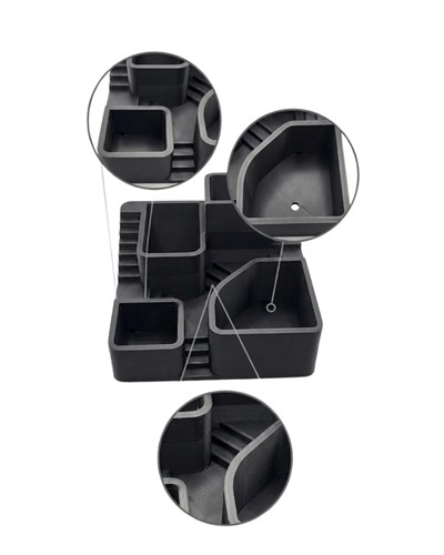 3D Kaktüs Saksı Seti Çok Bölmeli Modern Dekoratif Masaüstü Bitki Standı