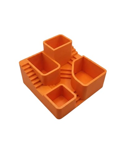 3D Modern Çok Bölmeli Kaktüs Saksı Seti Dekoratif Masaüstü Sukulent Standı